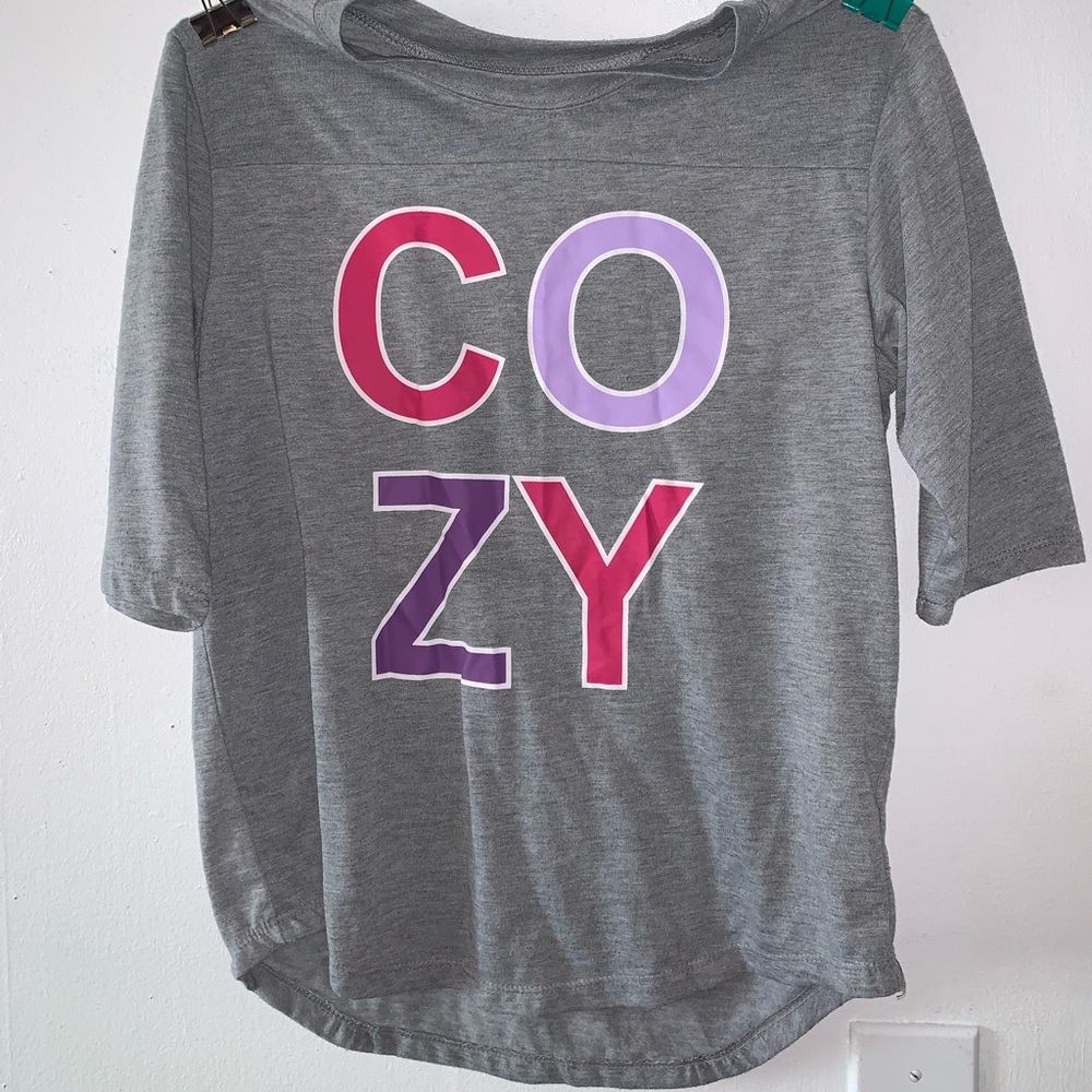 Kids 'Extremely Me' Gray Cozy Pj Top